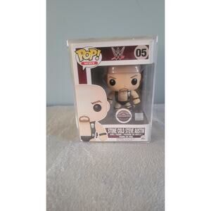 Funko Pop! WWE #05 Stone Cold Steve Austin – GameStop Exclusive – Grail –...